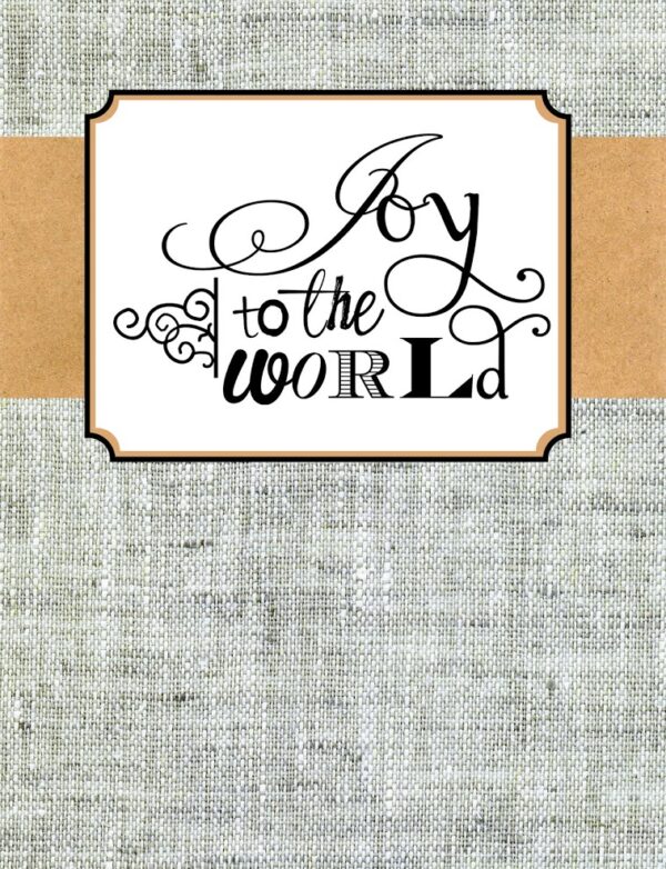 Joy to the World Printable - A Night Owl Blog