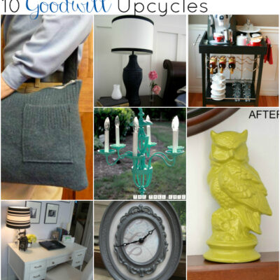 10 Fabulous Goodwill Upcycle Projects