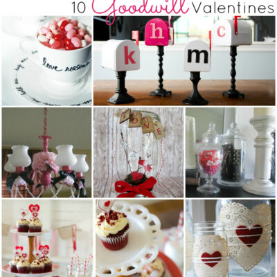 10 Goodwill Valentines Projects - great ideas at a great price! { anightowlblog.com }