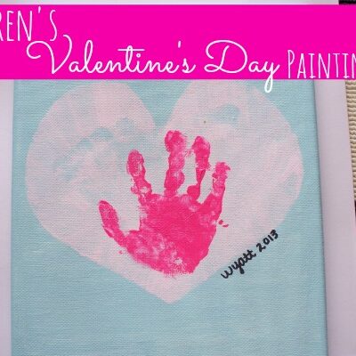 Children's Valentine's Day Painting by Songbirds & Buttons
