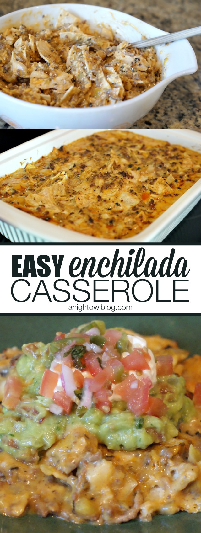 Easy Enchilada Casserole | anightowlblog.com - A Night Owl Blog