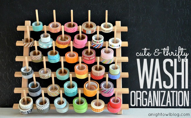 Washi Tape Organization #washi #washitape #organization