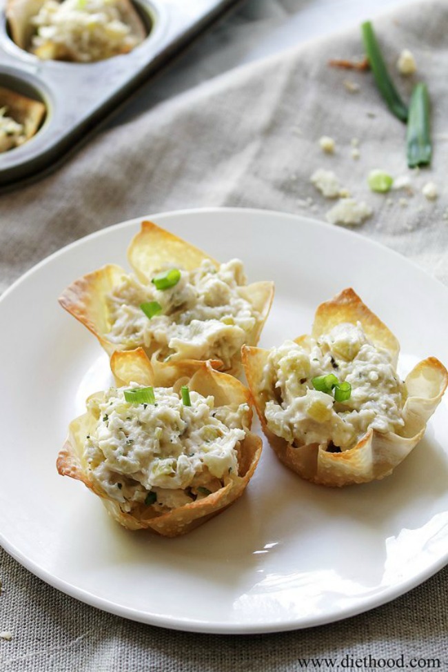 Chunky Chicken Salad Cups - A Night Owl Blog