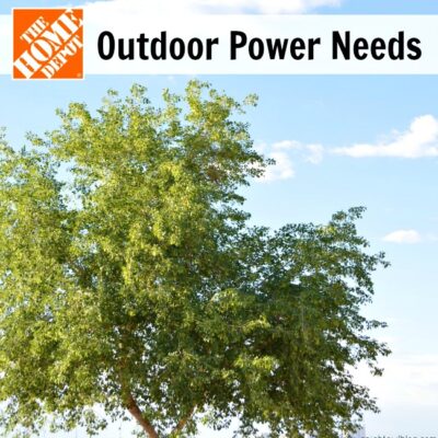 Outdoor Power Needs and The Home Depot Garden Club #DigIn