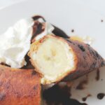 Banana Cheesecake Chimichangas | www.diethood.com | www.anightowlblog.com | #recipe #bananas #chimichanga