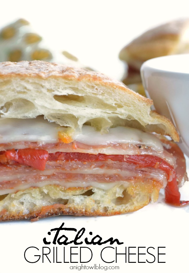 Italian Grilled Cheese Sandwich A Night Owl Blog