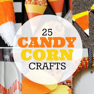 25 Candy Corn Crafts | anightowlblog.com