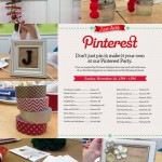 Michaels Pinterest Party – A Recap