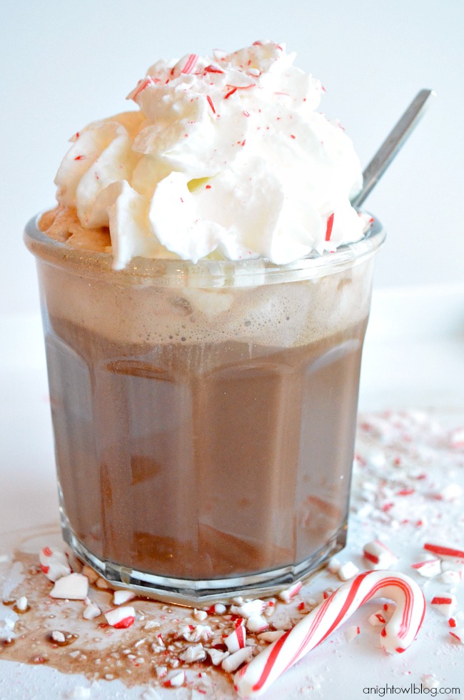 Check out this quick and easy Peppermint Mocha recipe! 