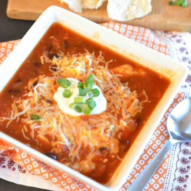 Easy Chicken Enchilada Soup - A Night Owl Blog