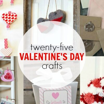Looking for craft and decor inspiration this holiday season? Look no further! Here are 25+ Valentine's Day Crafts you're sure to love!