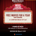 Movie Lovers Sweeps with Cost Plus World Market