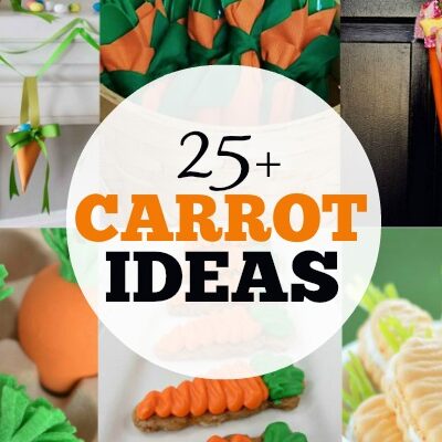 25+ Carrot Ideas - Crafts, Treats, Decor and MORE!