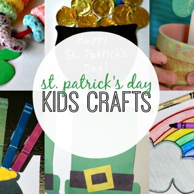 So many fun St. Patrick's Day Kids Crafts - leprechauns, rainbows and more!