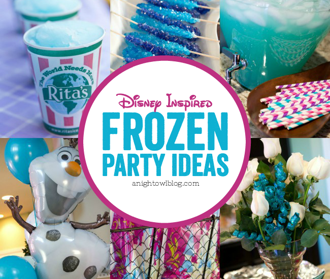 Do you and your kids love Disney's Frozen? Then you're going to LOVE these Disney Frozen Birthday Party Ideas!