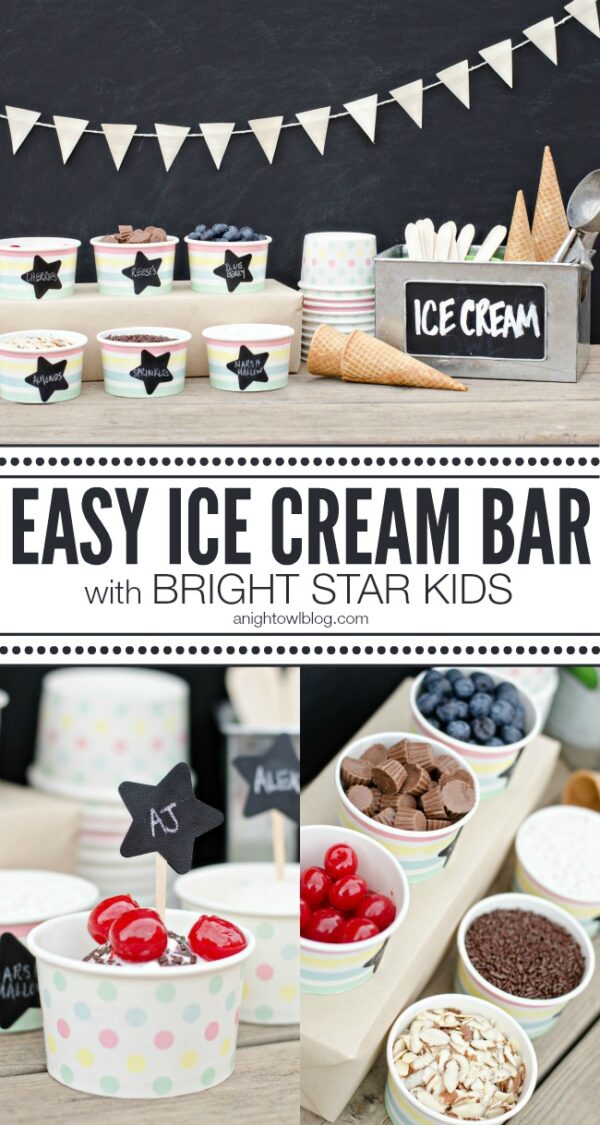 Quick and Easy Ice Cream Bar A Night Owl Blog