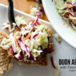 Dijon Agave Slaw with French's #NaturallyAmazing Dijon Mustard