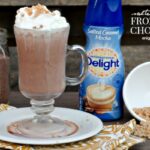 Salted Caramel Frozen Hot Chocolate | anightowlblog.com