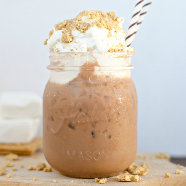 S’mores Iced Coffee - A Night Owl Blog