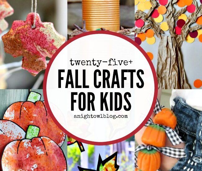 Fall Crafts for Kids | anightowlblog.com