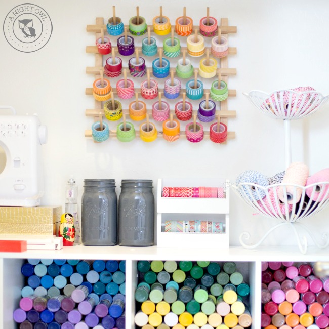 Craft Room Plastic Totes & Organization