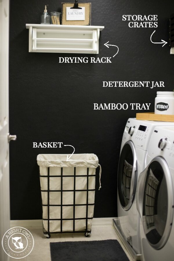Stylish Laundry Room Storage Ideas - A Night Owl Blog