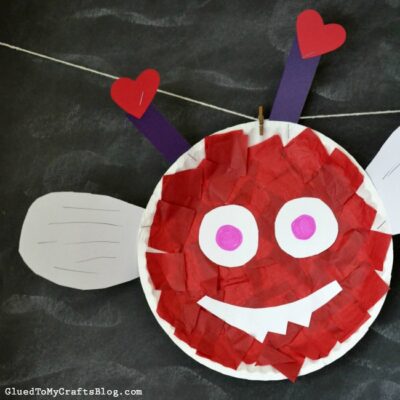 Love Bug Paper Plate Kid Craft | A Night Owl Blog
