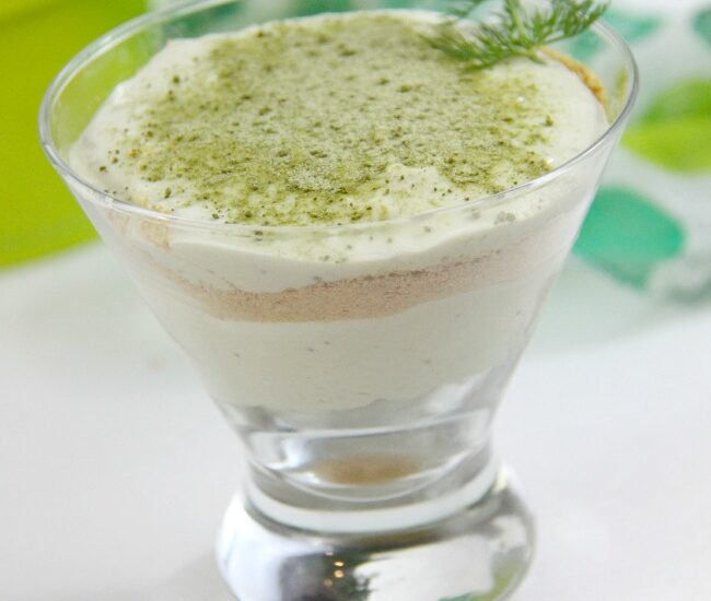 No Bake Green Tea Cheesecake | anightowlblog.com