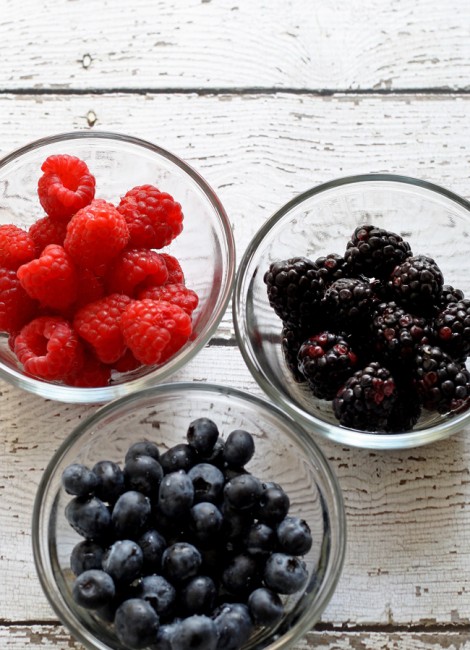 Triple Berry Milkshake - A Night Owl Blog