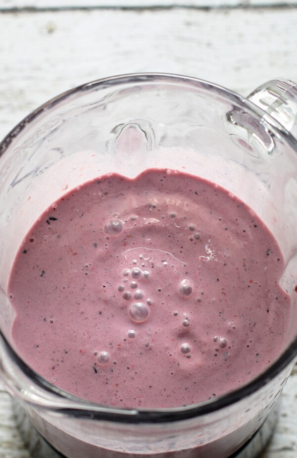 Triple Berry Milkshake - A Night Owl Blog