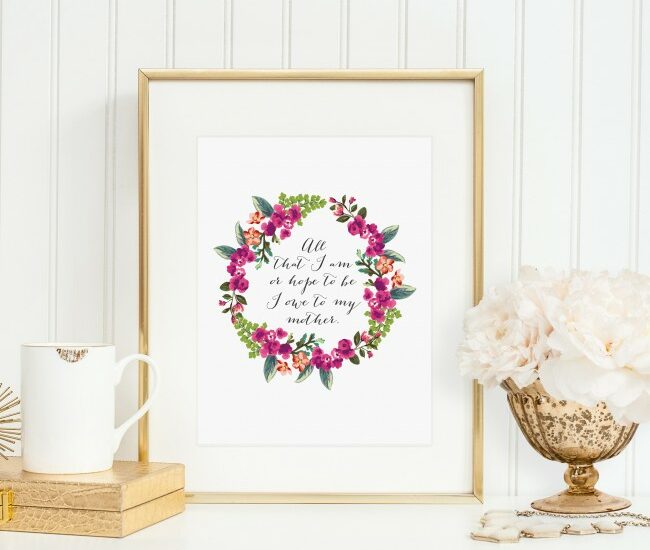 Free Mother's Day Printable | anightowlblog.com