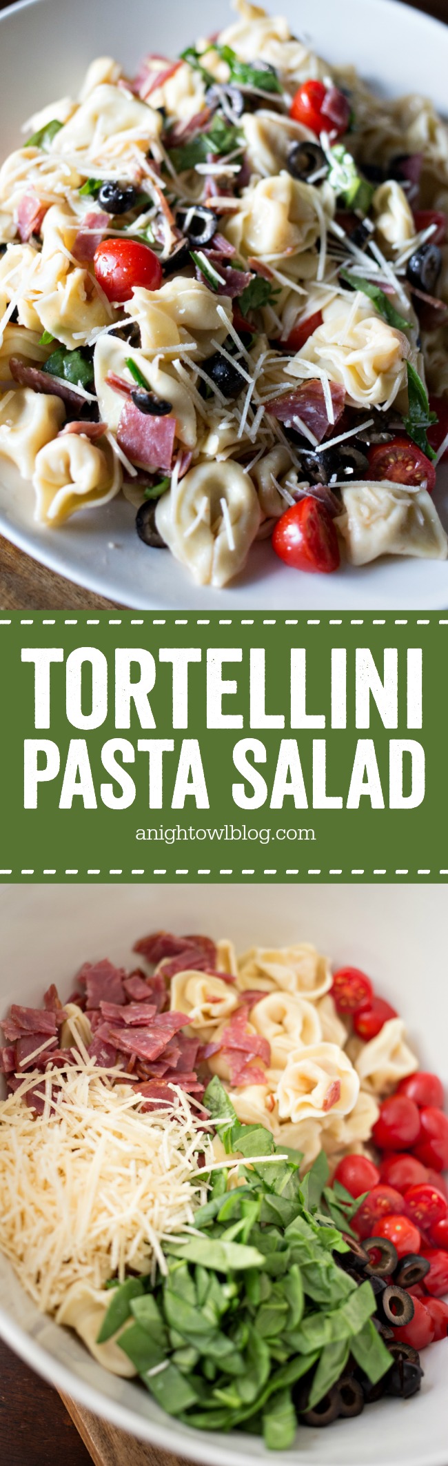 Tortellini Pasta Salad - a delicious Italian twist on the classic pasta salad. A real crowd-pleaser!