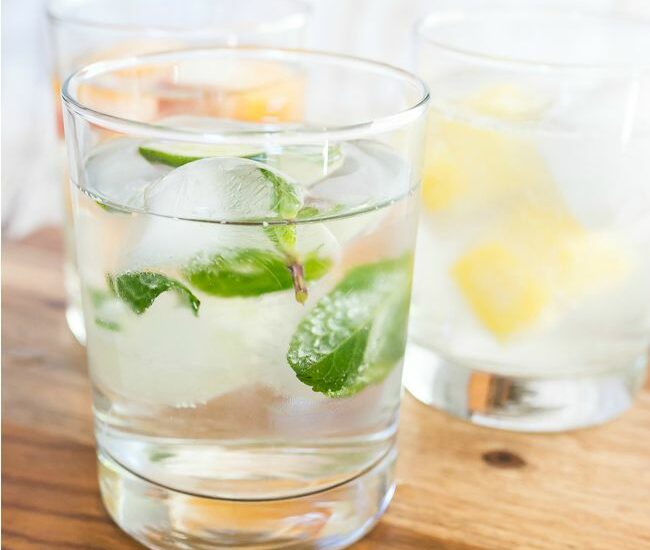 Cocktail Ice Cubes are a delicious, non-alcoholic way to infuse your water this summer!