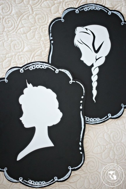 Easy Frozen Silhouettes - A Night Owl Blog