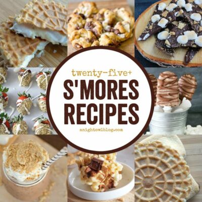 More than 25 DELICIOUS S'mores Recipes just in time for National S'mores Day! It's always a good day for a s'more! YUM!