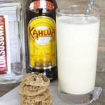 Boozy Coffee Milkshake - a scrumptious frozen treat combining coffee, kahlua, vodka and ice cream!