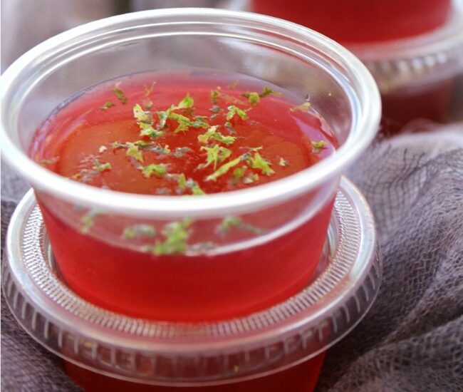 Black Widow Jello Shots are an easy to make margarita shot with fresh flavors that'll ensnare your senses!