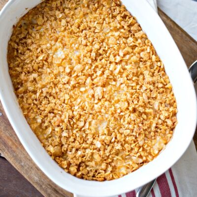 This Copycat Cracker Barrel Hashbrown Casserole has all the taste of your restaurant favorite that you can enjoy at home!