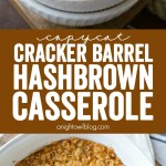 This Copycat Cracker Barrel Hashbrown Casserole has all the taste of your restaurant favorite that you can enjoy at home!