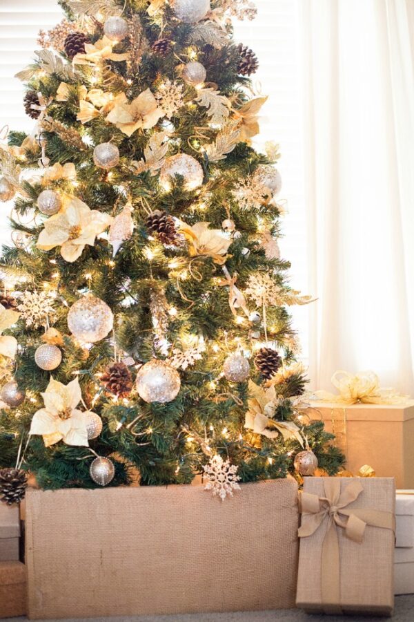 Gorgeous Gold Christmas Tree A Night Owl Blog