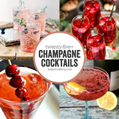 So many great Champagne Cocktails, perfect for New Year's!