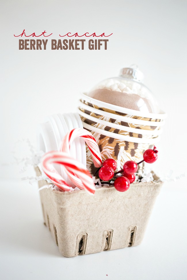 These Easy Berry Basket Gift Ideas are so fun and a breeze to put together! Perfect for teacher or neighbor gifts!