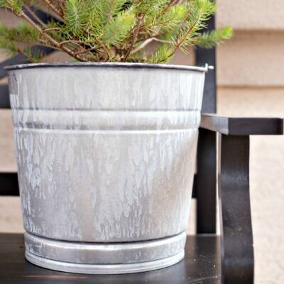 How to age galvanized steel for that worn, vintage look for a fraction of the cost!