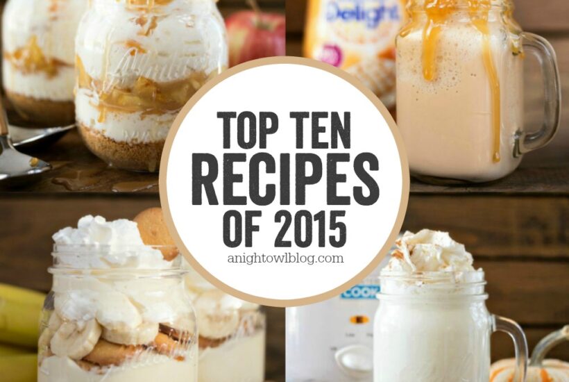 The most popular recipes on A Night Owl Blog in 2015!