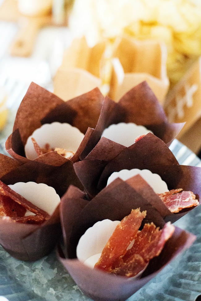 Krave Jerky served in little cups make snacking