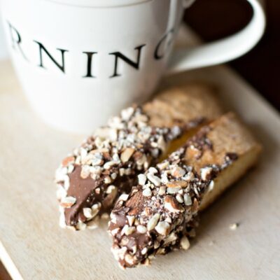 Perfect with your morning coffee, this Homemade Biscotti is easy to make and delicious!
