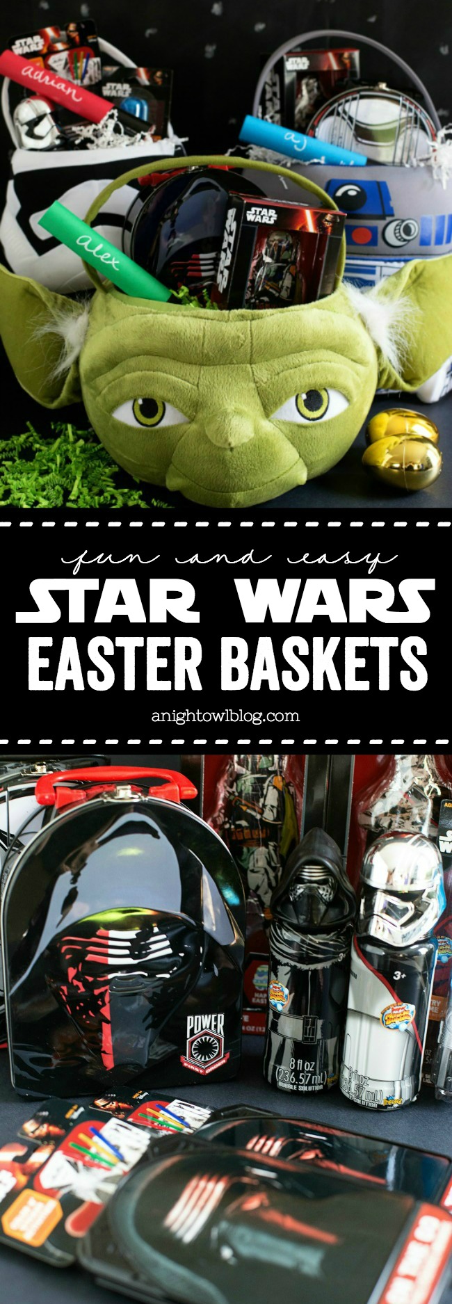 NEW 2016 STAR WARS 24" YODA BASKET w/8" OPEN NWT PERFECT FOR EASTER! 