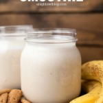Banana Cream Pie Smoothie - all the flavors of a sweet banana cream pie in a good for you smoothie!