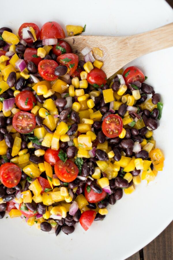 Black Bean Salsa Salad A Night Owl Blog