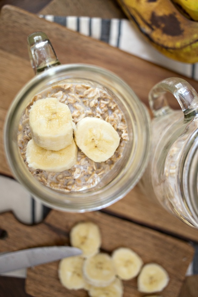Banana Nut Overnight Oats are a delicious and easy start to your day!
